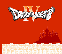 Dragon Quest IV - Michibikareshi Monotachi Title Screen